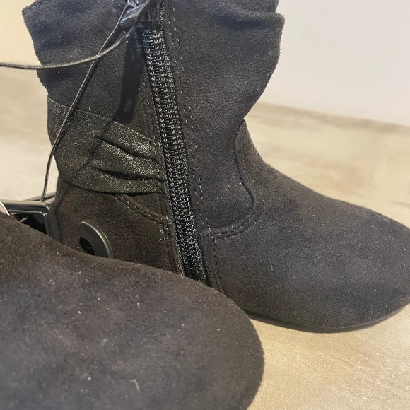 Toddler Black Wonder Nation Slouch Boot , Size 7 - Picture 5 of 6